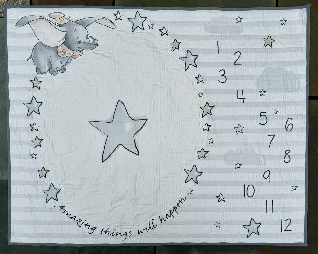 Dumbo Milestone Quilt
