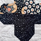 “Taffy Trellis” Halloween Throw quilt
