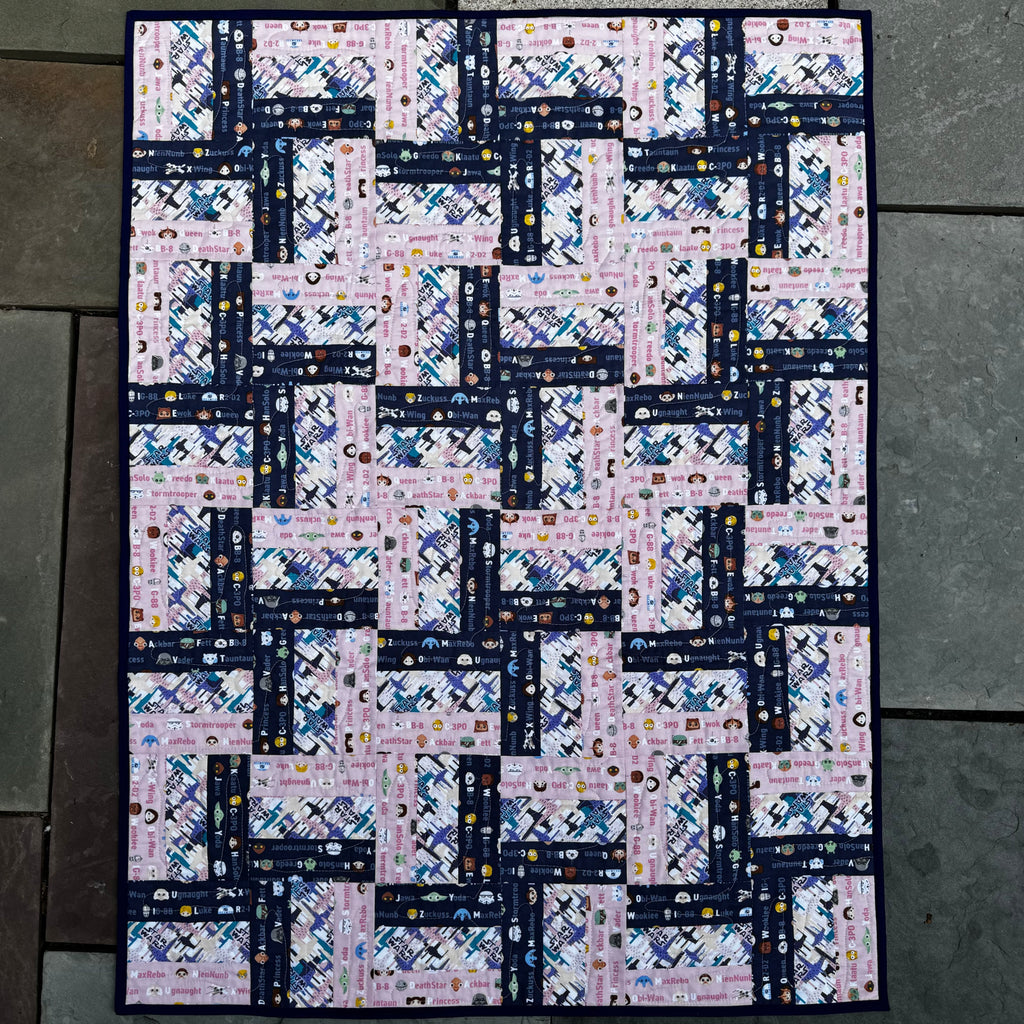 Star Wars Alphabet Crib Quilt