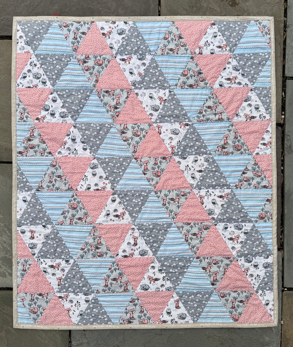 "Forest Snuggles" Baby Quilt