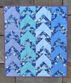 "Starry Chevron" Mini Quilt