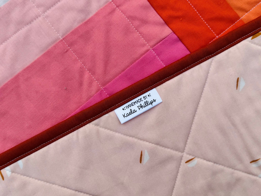"Sunset Sorbet" Mini Quilt
