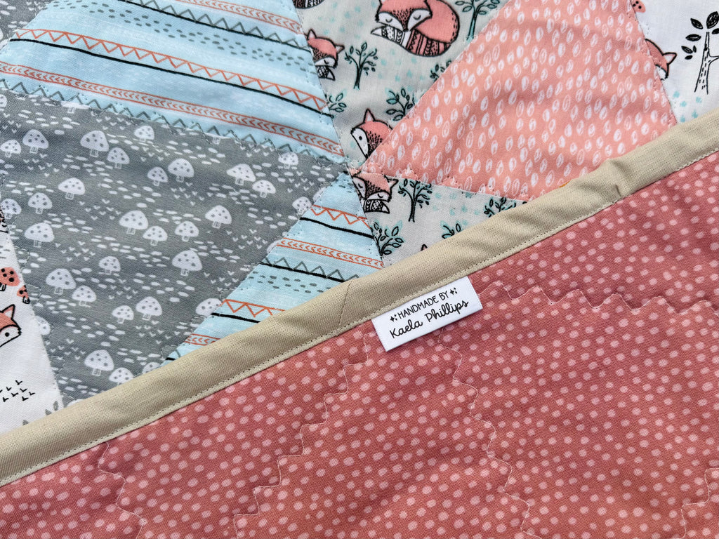 "Forest Snuggles" Baby Quilt
