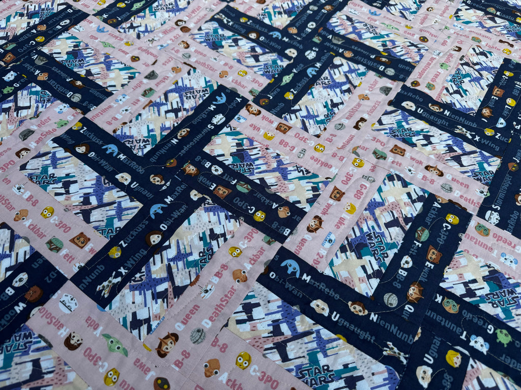 Star Wars Alphabet Crib Quilt