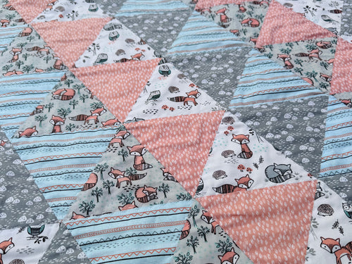 "Forest Snuggles" Baby Quilt
