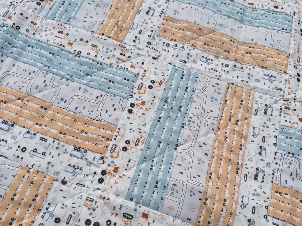 "Truck Driver Dreams" Baby Quilt