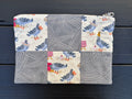"City Chicken" 6x9 Patchwork Zipper Pouch